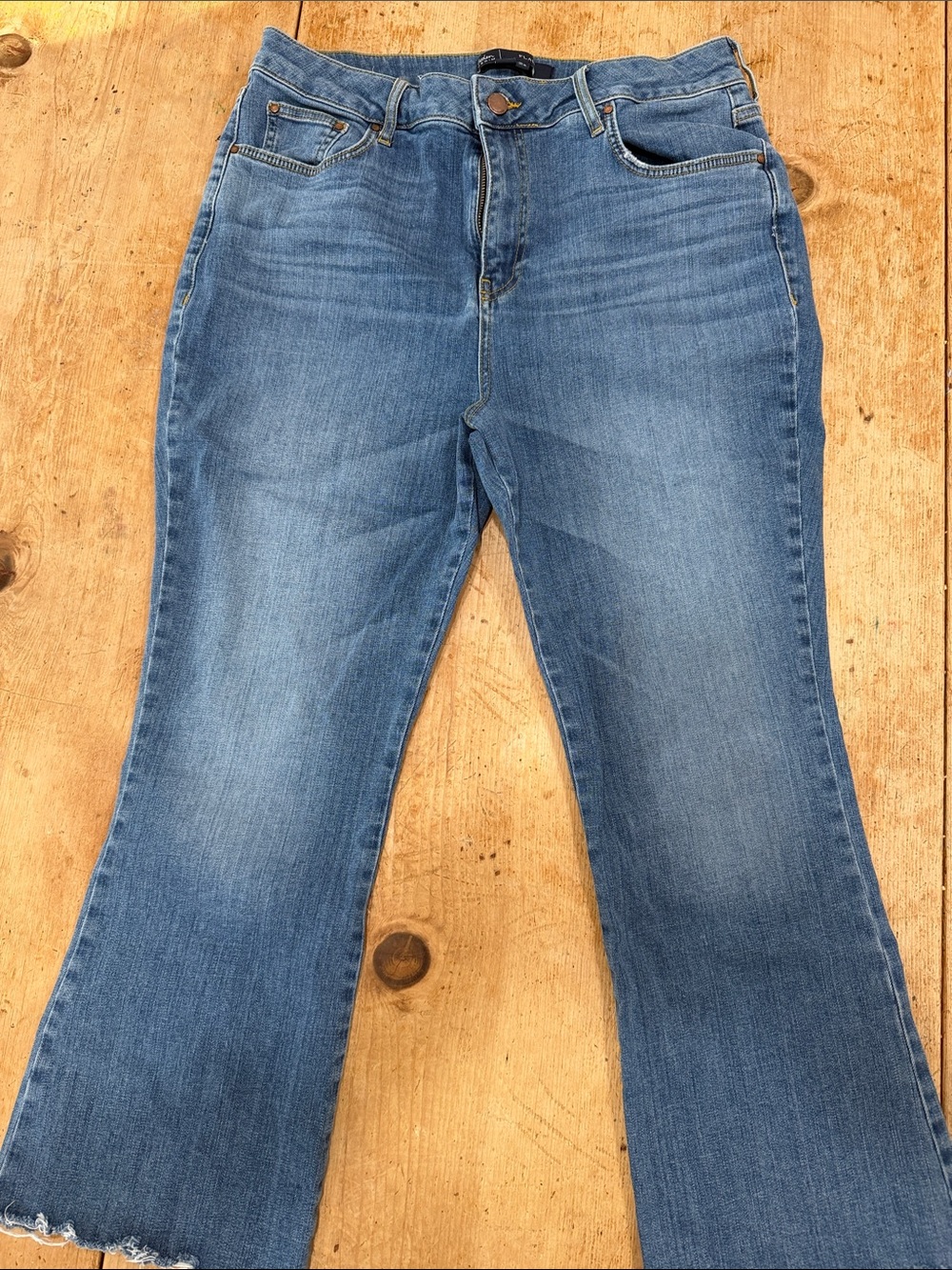 Boden Blue Denim Flare Jeans